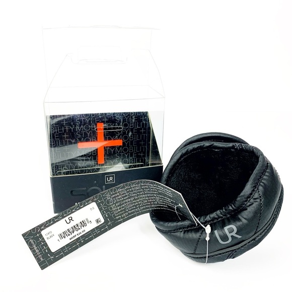 UR Powered Black Behind-the-Head Ear Warmers • Puffer Winter Ear Muffs • NWT - Picture 4 of 13